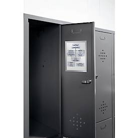 DURABLE Magnetrahmen DURAFRAME MAGNETIC, DIN A4, silber-metallic, 5 Stück