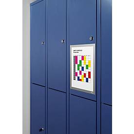 DURABLE Magnetrahmen DURAFRAME MAGNETIC, DIN A4, silber-metallic, 5 Stück