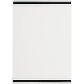 Durable Magnetrahmen rPET, A3-Hochformat, mit 2 rückseitigen Magnetstreifen, RPET-Folie, transparent, 5 Stück