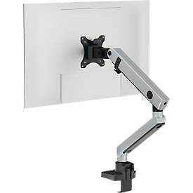 Durable Monitorhalter Select Plus, für 1 Monitor bis 32', mit Tischbefestigung, dreh-/schwenk-/höhenverstellbar, VESA-kompatibel, silber