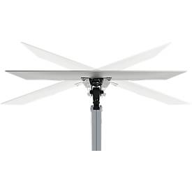 Durable Monitorhalter Select Plus, für 1 Monitor bis 32', mit Tischbefestigung, dreh-/schwenk-/höhenverstellbar, VESA-kompatibel, silber