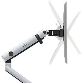 Durable Monitorhalter Select Plus, für 1 Monitor bis 32', mit Tischbefestigung, dreh-/schwenk-/höhenverstellbar, VESA-kompatibel, silber