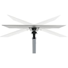 Durable Monitorhalter Select Plus, für 1 Monitor bis 32', mit Tischbefestigung, dreh-/schwenk-/höhenverstellbar, VESA-kompatibel, silber