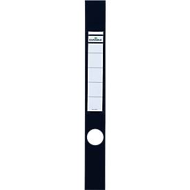 DURABLE Ordnerrückenschilder Ordofix, Rückenbreite 40 mm, selbstklebend, 10 Stück, schwarz