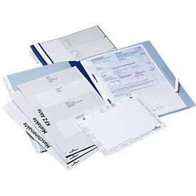 Durable Organisationshefter, für DIN A4, 5 Stück, blau