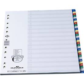 DURABLE PP-Register, Zahlen 1-31
