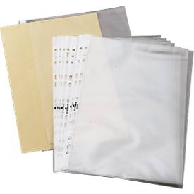 DURABLE Prospekthülle Business, DIN A5, oben offen, 100 Stück, glatt, klar