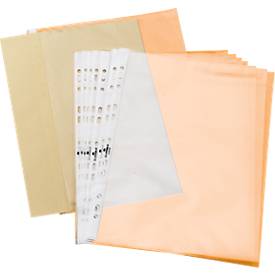 DURABLE Prospekthülle Business, DIN A5, oben offen, 100 Stück, glatt, klar