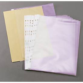 DURABLE Prospekthülle Business, DIN A5, oben offen, 100 Stück, glatt, klar