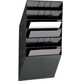 Durable Prospektspender Flexiboxx 6, 6 Spender, A4, quer, schwarz