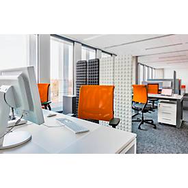 Durable Schreibunterlage, mit Dekorrille, blendfrei, rutschfest, 650 x 500 mm, transparent