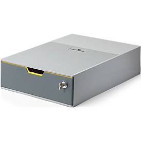 Durable Schubladenbox Varicolor, 1 Schub, abschließbar, DIN C4