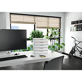 Durable Schubladenbox Varicolor, 5 Schübe, DIN C4, weiß