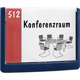 DURABLE Türschild CLICK SIGN, 149 x 105,5 mm, 5 Stück, blau