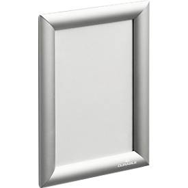 DURABLE Wechselrahmen, A5 Hoch-Querformat, klappbar, Aluminium und PVC/PS, silber