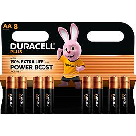 DURACELL® Batterie Plus Power, Mignon AA, 1,5 V, 8 Stück