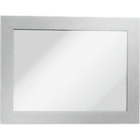 Duraframe® Magnetrahmen A6, selbstklebend, 2 St., silber