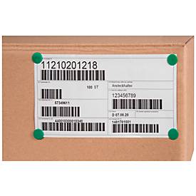 Durchsteckhalter, für Kartons, zur Warenkennzeichnung, 1000 Stück