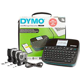 DYMO® Beschriftungsgerät LabelManager™ Executive 640 CB, für Schriftbänder mit B 6-24 mm, 12 mm/s, tragbar, wiederaufladbar, Bluetooth/USB-C, mit Koffer