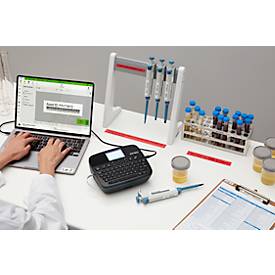 DYMO® Beschriftungsgerät LabelManager™ Executive 640 CB, für Schriftbänder mit B 6-24 mm, 12 mm/s, tragbar, wiederaufladbar, Bluetooth/USB-C, mit Koffer