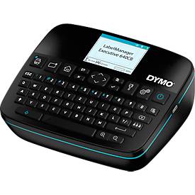 DYMO® Beschriftungsgerät LabelManager™ Executive 640 CB, für Schriftbänder mit B 6-24 mm, 12 mm/s, tragbar, wiederaufladbar, Bluetooth/USB-C, schwarz