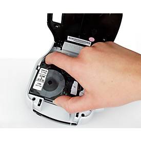 DYMO® D1-Schriftband S0720530, schwarz auf weiß, L 7 m x B 12 mm, Polyester, 20 Stück