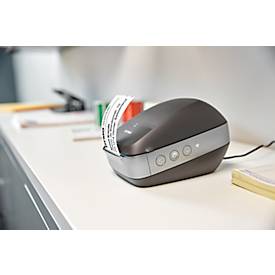 Dymo LabelWriter Wireless, integriertes WLAN, vorinstallierte Etikettenvorlagen, schwarz