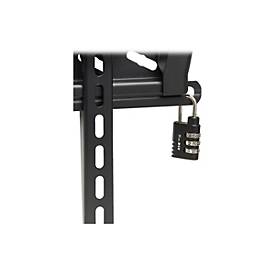Eaton Tripp Lite Series Heavy-Duty Fixed Security Display TV Wall Mount for 32' to 55' TVs and Monitors, Flat or Curved Screens - Klammer - für Flachbildschirm - verriegelbar - Stahl - Schwarz - Bildschirmgröße: 94.1-178 cm (32'-55')