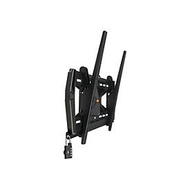 Eaton Tripp Lite Series Heavy-Duty Tilt Security Display TV Wall Mount for 37' to 80' TVs and Monitors, Flat or Curved Screens - Klammer - für Flachbildschirm - verriegelbar - Stahl - Schwarz - Bildschirmgröße: 94-203 cm (37'-80')