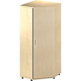 Eckschrank TETRIS WOOD, 5/6 OH, B 800 x H 1910/2270 mm, Höhe inkl. Gleiter