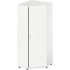 Eckschrank TETRIS WOOD, 5/6 OH, B 800 x H 1910/2270 mm, Höhe inkl. Gleiter