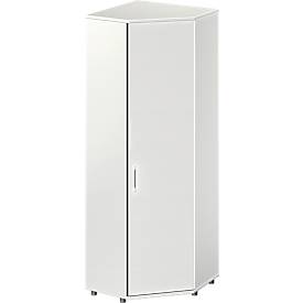 Eckschrank TETRIS WOOD, 5/6 OH, B 800 x H 1910/2270 mm, Höhe inkl. Gleiter