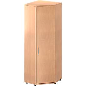 Eckschrank TETRIS WOOD, 5/6 OH, B 800 x H 1910/2270 mm, Höhe inkl. Gleiter