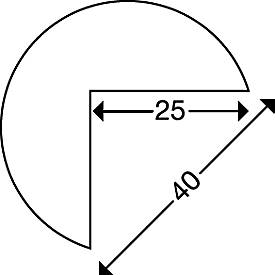 Eckschutzprofil Typ A, 5-m-Rolle, gelb/schwarz, tagesfluoreszierend