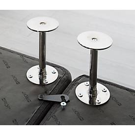 Ecksessel Wall In, schwarz