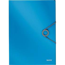 Eckspannermappe Leitz Solid, Format DIN A4, für bis zu 150 Blatt, hellblau