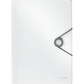 Eckspannermappe Leitz Solid, Format DIN A4, für bis zu 150 Blatt, weiß