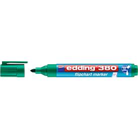 edding 380 Flipchart-Marker, Rundspitze, grün, 10 Stück