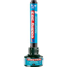 edding 383 Flipchart-Marker, Keilspitze, farbsortiert, 4er Set