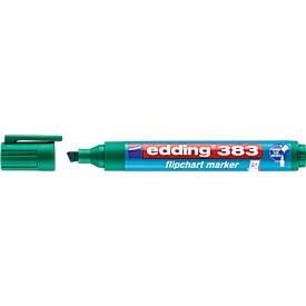 Image of edding 383 Flipchart-Marker, Keilspitze, grün, 10 Stück