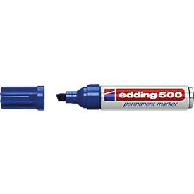 edding 500, m. Keilspitze 2-7 mm, blau, 1 Stück
