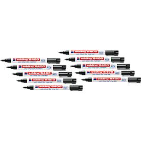 edding 8400, CD/DVD/Blu-ray Disc Marker, 10 Stück, schwarz