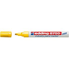 edding 8750 industry paint marker, gelb, 10 Stück