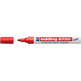 edding 8750 industry paint marker, rot, 10 Stück