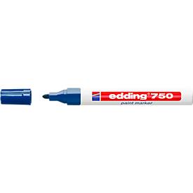 EDDING Lackmarker 750, 2-4 mm, blau, 1 Stück