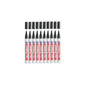 EDDING Lackmarker 751, 1-2 mm, schwarz, 10 Stück