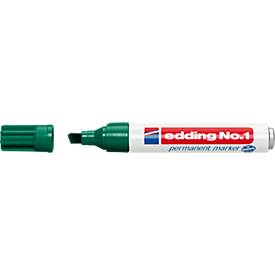 edding No.1 permanent Marker, 1 Stück grün