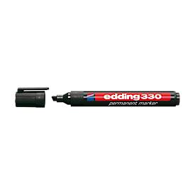 EDDING Permanent Marker 330, mit Keilspitze, 1-5 mm, 1 Stück, schwarz