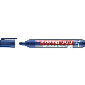 edding Whiteboard Marker 363, Keilspitze, 1 Stück, blau