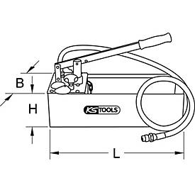 Edelstahl Druck-Prüfpumpe, 12 Liter